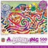 MasterPieces A-Maze-Ing 500 Piece Jigsaw Puzzle - Dominoes - 15"x21" -Games and Puzzles Shop GUEST 8290b88a be13 430d ba98 b928243b8b1c