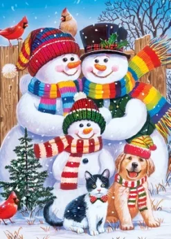 MasterPieces 500 Piece Glitter Christmas Jigsaw Puzzle - Family Portrait -Games and Puzzles Shop GUEST 82dc8a9f be5f 4aea acdf cdc07988918c