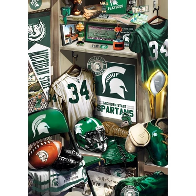 MasterPieces 500 Piece Puzzle - Michigan State Locker Room - 15"x21" 4 MasterPieces 500 Piece Puzzle - Michigan State Locker Room - 15"x21" - Image 2