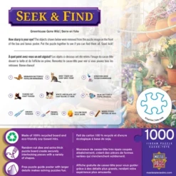 MasterPieces 1000 Piece Puzzle - Greenhouse Gone Wild - 19.25"x26.75" -Games and Puzzles Shop GUEST 83cb3903 da6f 45fb 8393 990ec81a1a78