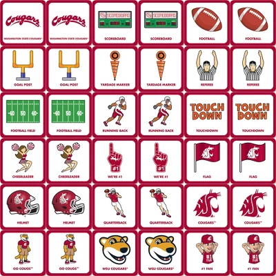 MasterPieces Officially Licensed NCAA Washington State Cougars Matching Game For Kids And Families 4 MasterPieces Officially Licensed NCAA Washington State Cougars Matching Game For Kids And Families - Image 2