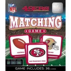 MasterPieces Officially Licensed NFL San Francisco 49ers Matching Game For Kids And Families