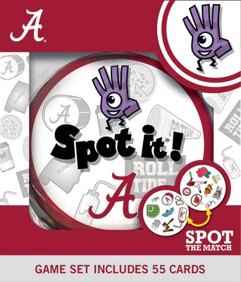 MasterPieces Officially Licensed NCAA Alabama Crimson Tide Spot It Game For Kids And Adults 3 MasterPieces Officially Licensed NCAA Alabama Crimson Tide Spot It Game For Kids And Adults