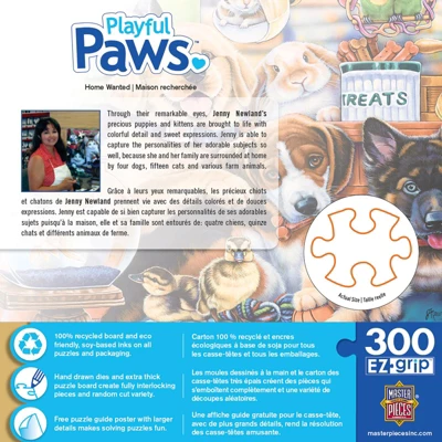 MasterPieces Inc Home Wanted 300 Piece Large EZ Grip Jigsaw Puzzle 3 MasterPieces Inc Home Wanted 300 Piece Large EZ Grip Jigsaw Puzzle