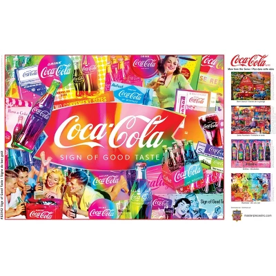 MasterPieces 300 Piece EZ Grip Puzzle - Coca-Cola Sign Of Good Taste 6 MasterPieces 300 Piece EZ Grip Puzzle - Coca-Cola Sign Of Good Taste - Image 4