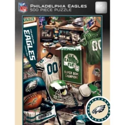 MasterPieces 500 Piece Puzzle - Philadelphia Eagles Locker Room - 15"x21"