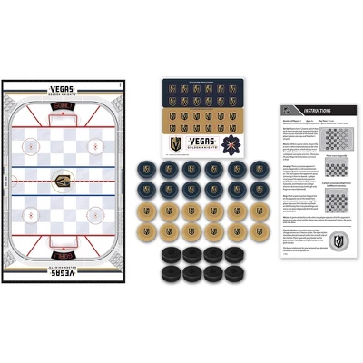 MasterPieces Officially Licensed NHL Las Vegas Golden Knights Checkers Board Game For Families And Kids Ages 6 And Up 4 MasterPieces Officially Licensed NHL Las Vegas Golden Knights Checkers Board Game For Families And Kids Ages 6 And Up - Image 2