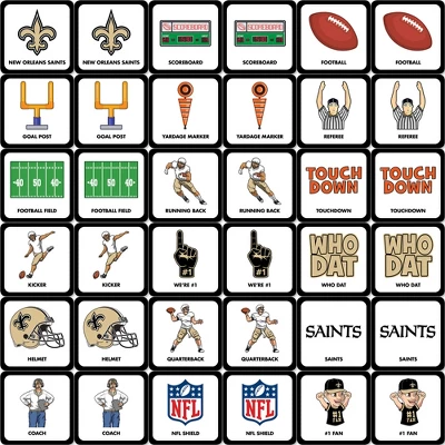 MasterPieces Officially Licensed NFL New Orleans Saints Matching Game For Kids And Families 4 MasterPieces Officially Licensed NFL New Orleans Saints Matching Game For Kids And Families - Image 2
