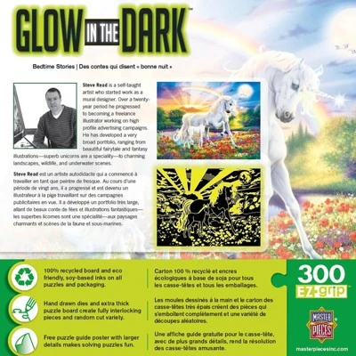 MasterPieces Inc Bedtime Stories Unicorns 300 Piece Large EZ Grip Glow In The Dark Jigsaw Puzzle 3 MasterPieces Inc Bedtime Stories Unicorns 300 Piece Large EZ Grip Glow In The Dark Jigsaw Puzzle