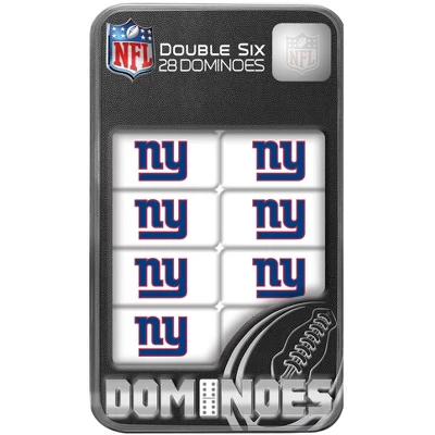 MasterPieces Officially Licensed NFL New York Giants 28 Piece Dominoes Game For Adults 3 MasterPieces Officially Licensed NFL New York Giants 28 Piece Dominoes Game For Adults