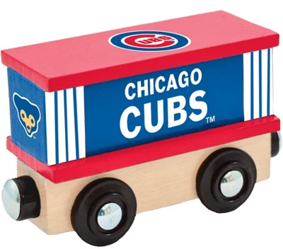 MasterPieces Wood Train Box Car - MLB Chicago Cubs 3 MasterPieces Wood Train Box Car - MLB Chicago Cubs