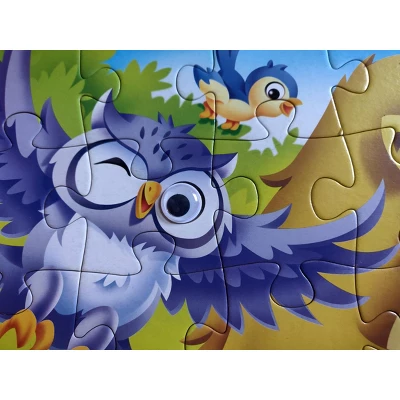 MasterPieces Kids Funny Jigsaw Puzzle - Woodland Animals Googly Eyes 48 Pc 7 MasterPieces Kids Funny Jigsaw Puzzle - Woodland Animals Googly Eyes 48 Pc - Image 5