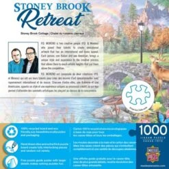 MasterPieces Inc Stoney Brook Cottage 1000 Piece Linen Jigsaw Puzzle