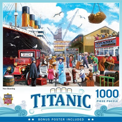 MasterPieces 1000 Piece Jigsaw Puzzle - Titanic Boarding - 19.25"x26.75" 3 MasterPieces 1000 Piece Jigsaw Puzzle - Titanic Boarding - 19.25"x26.75"