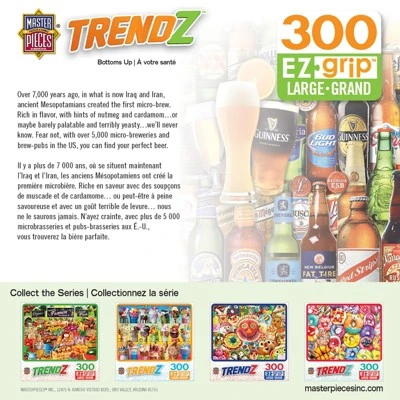 MasterPieces Inc Bottoms Up 300 Piece Large EZ Grip Jigsaw Puzzle 3 MasterPieces Inc Bottoms Up 300 Piece Large EZ Grip Jigsaw Puzzle