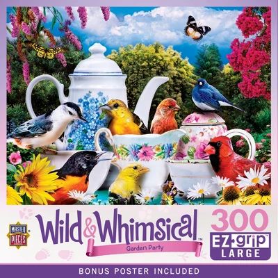 MasterPieces 300 Piece EZ Grip Jigsaw Puzzle - Garden Party - 18"x24" 3 MasterPieces 300 Piece EZ Grip Jigsaw Puzzle - Garden Party - 18"x24"