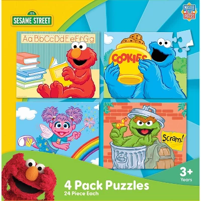 MasterPieces Kids Puzzle Bundle - Sesame Street 4-Pack 24 Piece Jigsaw Puzzles 3 MasterPieces Kids Puzzle Bundle - Sesame Street 4-Pack 24 Piece Jigsaw Puzzles