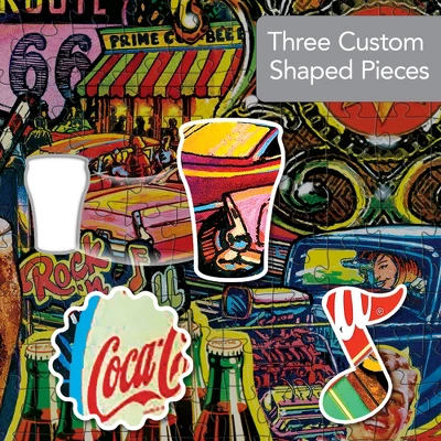 MasterPieces 1000 Piece Jigsaw Puzzle - Coca-Cola Jukebox - 21"x35" 6 MasterPieces 1000 Piece Jigsaw Puzzle - Coca-Cola Jukebox - 21"x35" - Image 4