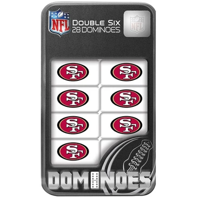 MasterPieces Officially Licensed NFL San Francisco 49ers 28 Piece Dominoes Game For Adults 3 MasterPieces Officially Licensed NFL San Francisco 49ers 28 Piece Dominoes Game For Adults