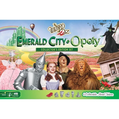 MasterPieces Opoly Family Board Games - The Wizard Of Oz Emerald City Opoly 3 MasterPieces Opoly Family Board Games - The Wizard Of Oz Emerald City Opoly