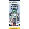 MasterPieces Casino Style 100 Piece Poker Chip Set - MLB Milwaukee Brewers