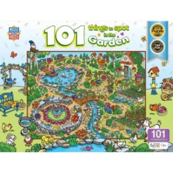 MasterPieces 100 Piece Jigsaw Puzzle - 101 Things To Spot In The Garden