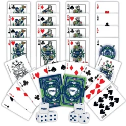 MasterPieces Officially Licensed NFL Seattle Seahawks 2-Pack Playing Cards & Dice Set For Adults -Games and Puzzles Shop GUEST 93223429 afa5 4404 af6e b21235dfbd1a