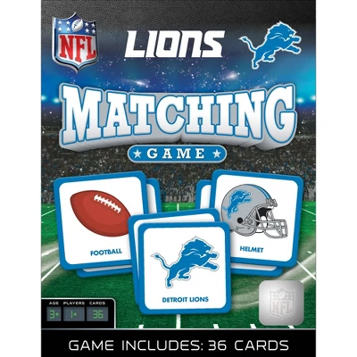 MasterPieces Officially Licensed NFL Detroit Lions Matching Game For Kids And Families 3 MasterPieces Officially Licensed NFL Detroit Lions Matching Game For Kids And Families