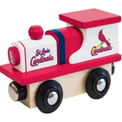 MasterPieces Officially Licensed MLB St. Louis Cardinals Wooden Toy Train Engine For Kids