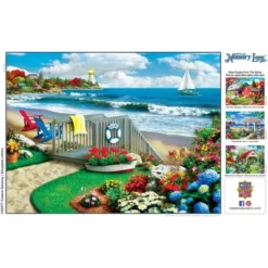 MasterPieces 300 Piece EZ Grip Jigsaw Puzzle - Coastal Getaway - 18"x24" -Games and Puzzles Shop GUEST 94dbdb70 6ac3 4f44 958c 426d8c19ac81