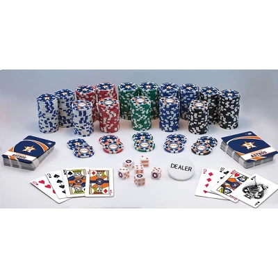 MasterPieces Casino Style 300 Piece Poker Chip Set - MLB Houston Astros 3 MasterPieces Casino Style 300 Piece Poker Chip Set - MLB Houston Astros