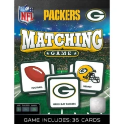 MasterPieces Officially Licensed NFL Green Bay Packers Matching Game For Kids And Families
