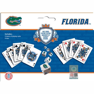 MasterPieces Officially Licensed NCAA Florida Gators 2-Pack Playing Cards & Dice Set For Adults 5 MasterPieces Officially Licensed NCAA Florida Gators 2-Pack Playing Cards & Dice Set For Adults - Image 3