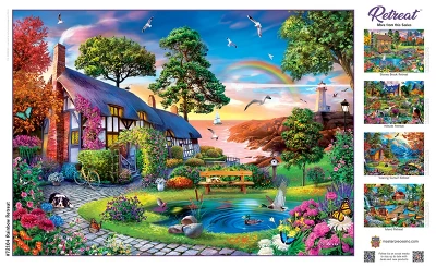 MasterPieces 1000 Piece Jigsaw Puzzle - Over The Rainbow - 19.25"x26.75" 6 MasterPieces 1000 Piece Jigsaw Puzzle - Over The Rainbow - 19.25"x26.75" - Image 4