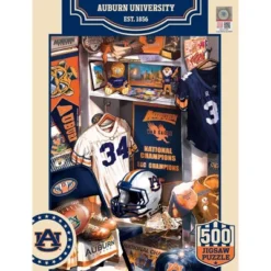 MasterPieces 500 Piece Puzzle - Auburn Tigers Locker Room - 15"x21"