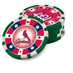 MasterPieces 300 Piece Poker Chip Set - MLB St. Louis Cardinals -Games and Puzzles Shop GUEST 988a3582 79aa 4099 889b 172058b6645d