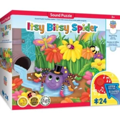 MasterPieces Inc The Itsy, Bitsy Spider 24 Piece Sing-A-Long Song Sound Puzzle