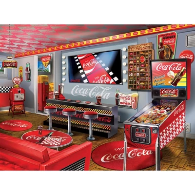 MasterPieces 300 Piece EZ Grip Puzzle - Coke Collector's Hideaway - 18"x24" 4 MasterPieces 300 Piece EZ Grip Puzzle - Coke Collector's Hideaway - 18"x24" - Image 2