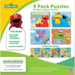 MasterPieces Kids Puzzle Bundle - Sesame Street 4-Pack 24 Piece Jigsaw Puzzles 16 MasterPieces Kids Puzzle Bundle - Sesame Street 4-Pack 24 Piece Jigsaw Puzzles -Games and Puzzles Shop GUEST 9aaaa283 4d0c 4590 ba77 a56e0abc0213