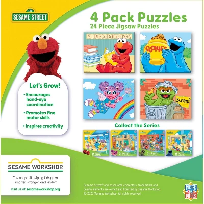 MasterPieces Kids Puzzle Bundle - Sesame Street 4-Pack 24 Piece Jigsaw Puzzles 9 MasterPieces Kids Puzzle Bundle - Sesame Street 4-Pack 24 Piece Jigsaw Puzzles - Image 7