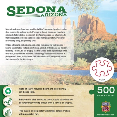 MasterPieces 500 Piece Jigsaw Puzzle For Adults - Sedona, Arizona - 18"x24" 5 MasterPieces 500 Piece Jigsaw Puzzle For Adults - Sedona, Arizona - 18"x24" - Image 3