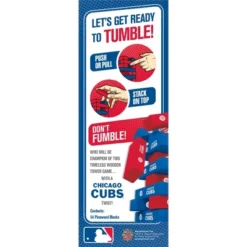 MasterPieces Real Wood Block Tumble Towers - MLB Chicago Cubs 8 MasterPieces Real Wood Block Tumble Towers - MLB Chicago Cubs -Games and Puzzles Shop GUEST 9bea27a8 57fe 4dba 8812 1253ab91dad3