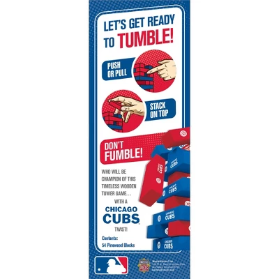 MasterPieces Real Wood Block Tumble Towers - MLB Chicago Cubs 5 MasterPieces Real Wood Block Tumble Towers - MLB Chicago Cubs - Image 3
