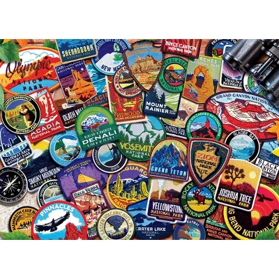 MasterPieces 1000 Piece Puzzle - National Parks Patches - 19.25"x26.75" 4 MasterPieces 1000 Piece Puzzle - National Parks Patches - 19.25"x26.75" - Image 2