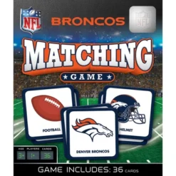 MasterPieces Officially Licensed NFL Denver Broncos Matching Game For Kids And Families