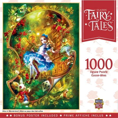 MasterPieces 1000 Piece Jigsaw Puzzle - Alice In Wonderland - 19.25"x26.75" 3 MasterPieces 1000 Piece Jigsaw Puzzle - Alice In Wonderland - 19.25"x26.75"