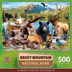 MasterPieces 500 Pieces Puzzle - Rocky Mountain National Park - 15"x21"