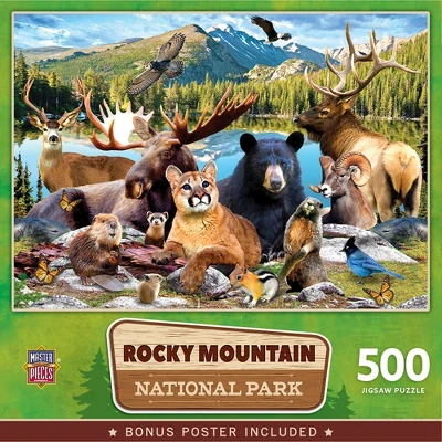 MasterPieces 500 Pieces Puzzle - Rocky Mountain National Park - 15"x21" 3 MasterPieces 500 Pieces Puzzle - Rocky Mountain National Park - 15"x21"