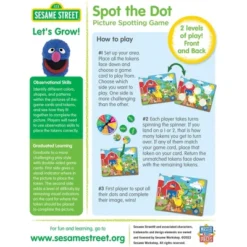 MasterPieces Kids Games - Sesame Street Spot The Dot Matching Game 8 MasterPieces Kids Games - Sesame Street Spot The Dot Matching Game -Games and Puzzles Shop GUEST a166d0b6 451a 4fdf 8b81 8ffc5cd4aa58