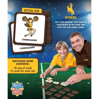 MasterPieces Officially Licensed NCAA Wyoming Cowboys Matching Game For Kids And Families 5 MasterPieces Officially Licensed NCAA Wyoming Cowboys Matching Game For Kids And Families - Image 3